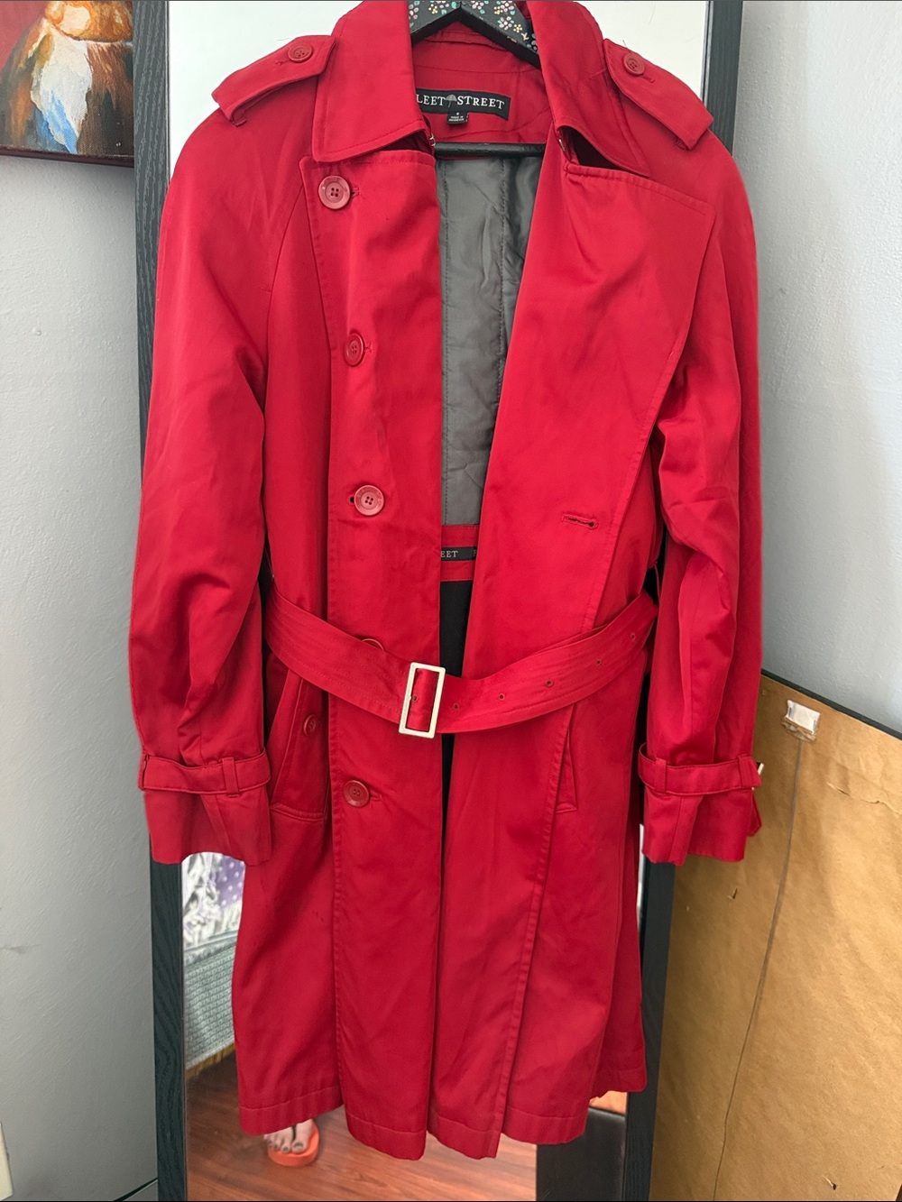 Fleet Street Trench Coat - Single/Double Breasted w/ Belt. Zip In Lining